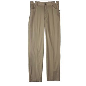 Izod Stretch Flat Front Adjustable Waist Khaki Pants Boys Size 18 Slim NWT $44